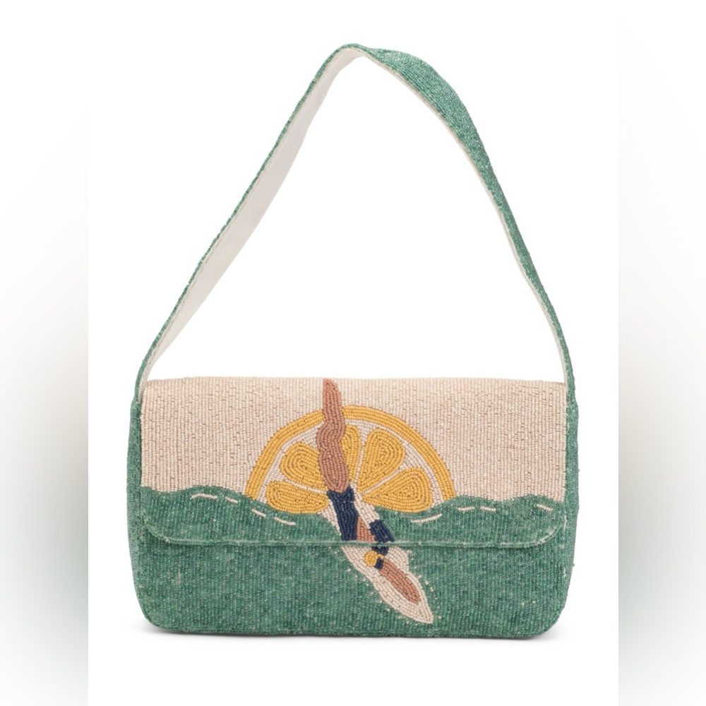 NWT Made in India Viral Dive Beaded Shoulder Bag